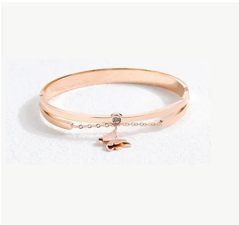 Bracelet Papillon avec Gravure