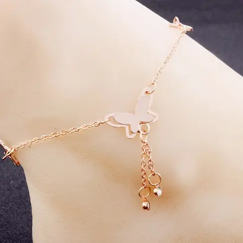Bracelet Papillon Cheville