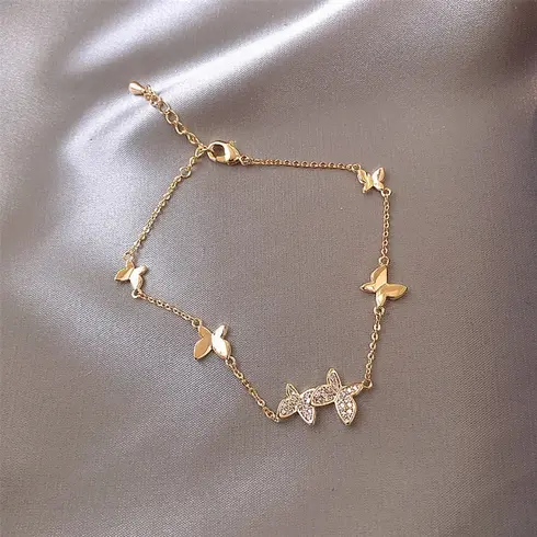 Bracelet Papillon Doré