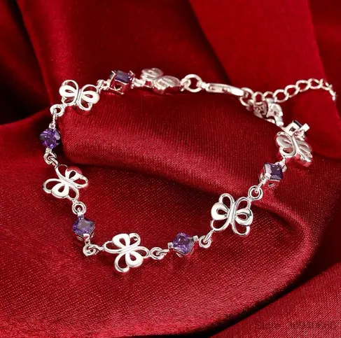 Bracelet Papillon en argenté