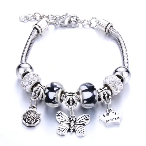Bracelet Papillon Fleur