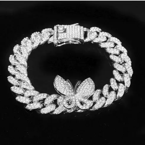 Bracelet Papillon Gourmette