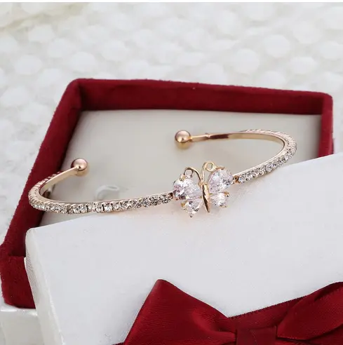 Bracelet Papillon Manchette