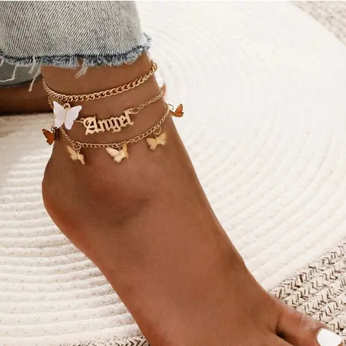 Bracelet Papillon Multicouche