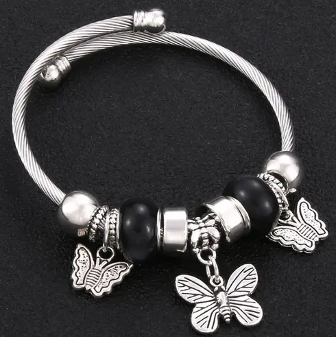 Bracelet Papillon Noir