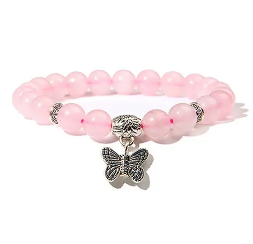 Bracelet Papillon pierre artificielle