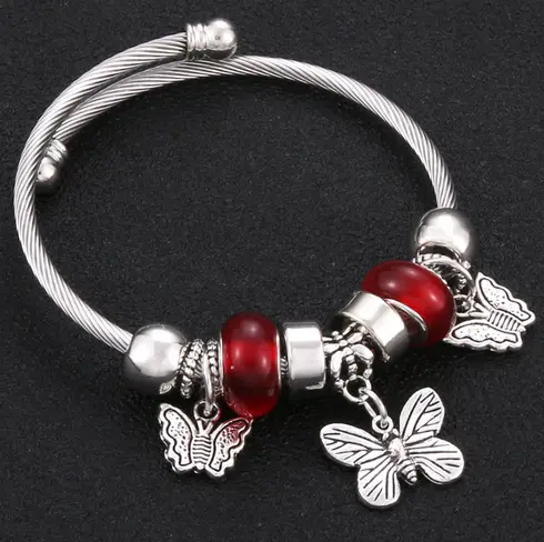 Bracelet Papillon Taille Unique