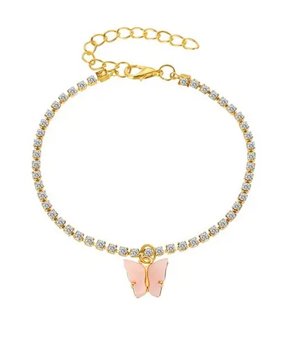 Bracelet Papillon Zirconium