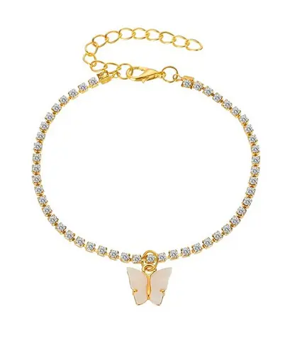 Bracelet Strass Papillon