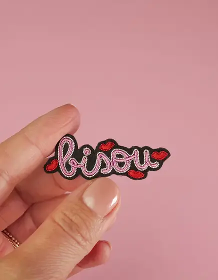 Broche - Bisou