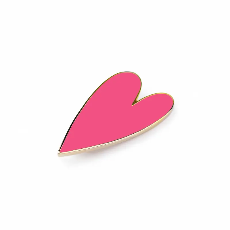 Broche Coeur Rose