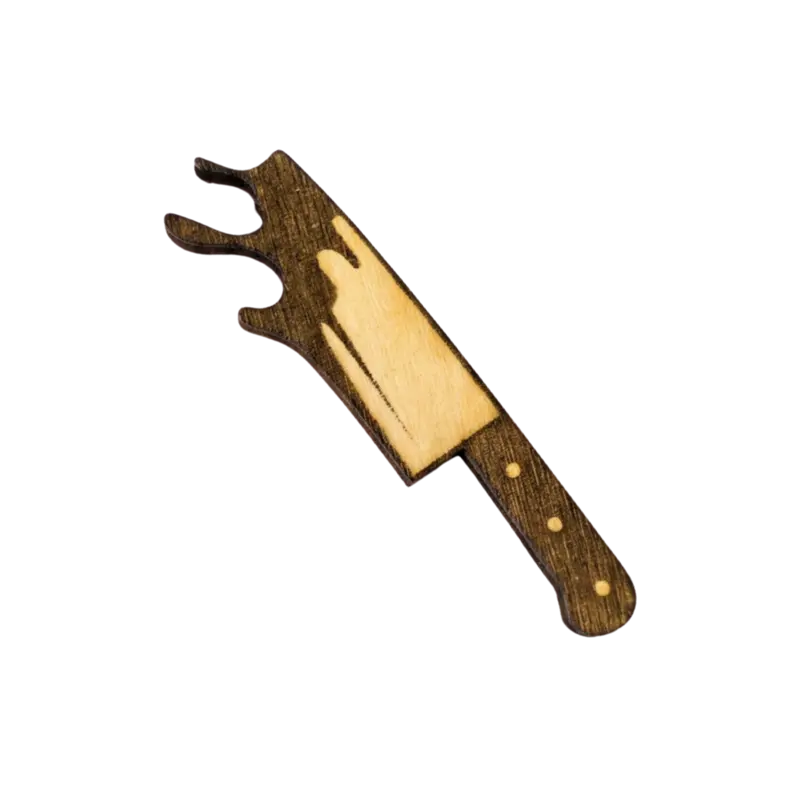 Broche en bois « Outils de la révolution »