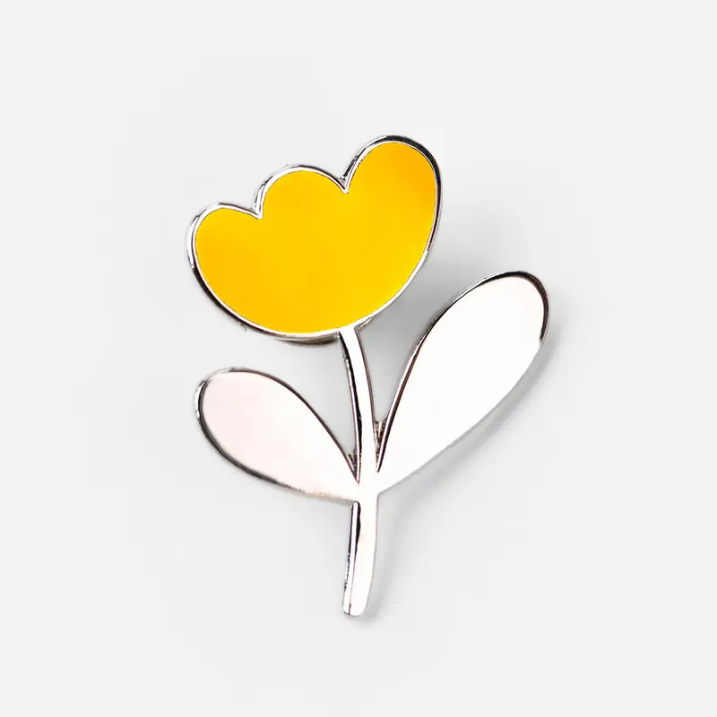 Broche Tulipe Jaune