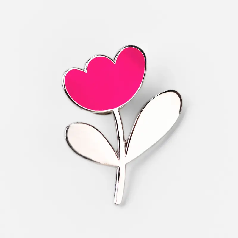 Broche Tulipe Rose