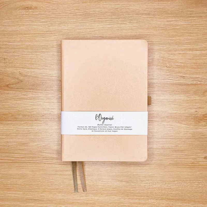 Bullet Journal l'Organisé "Latte" - Carnet A5
