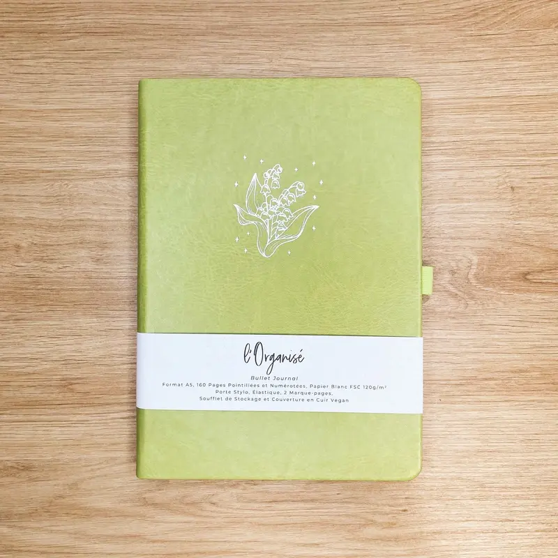 Bullet Journal l'Organisé "Muguet", nouvelle édition - Carnet A5