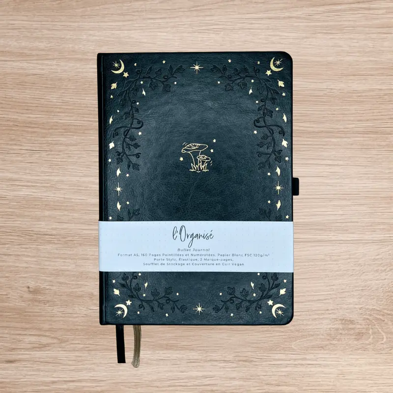 Bullet Journal l'Organisé Premium "Lierre"- Carnet A5