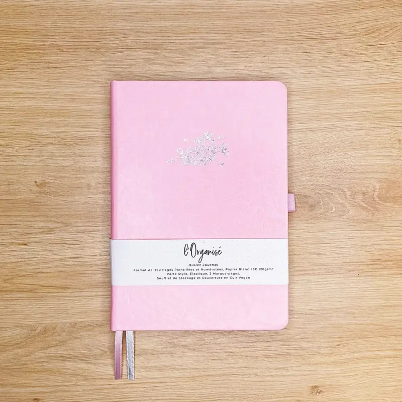 Bullet Journal l'Organisé "Sakura" - Carnet A5