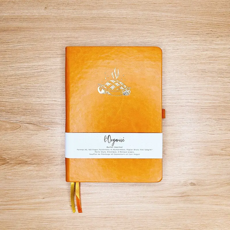 Bullet Journal l'Organisé "Tarte aux pommes" - Carnet A5