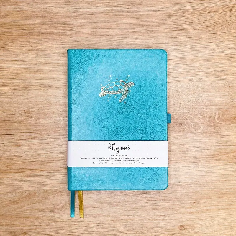 Bullet Journal l'Organisé "Tortue" - Carnet A5