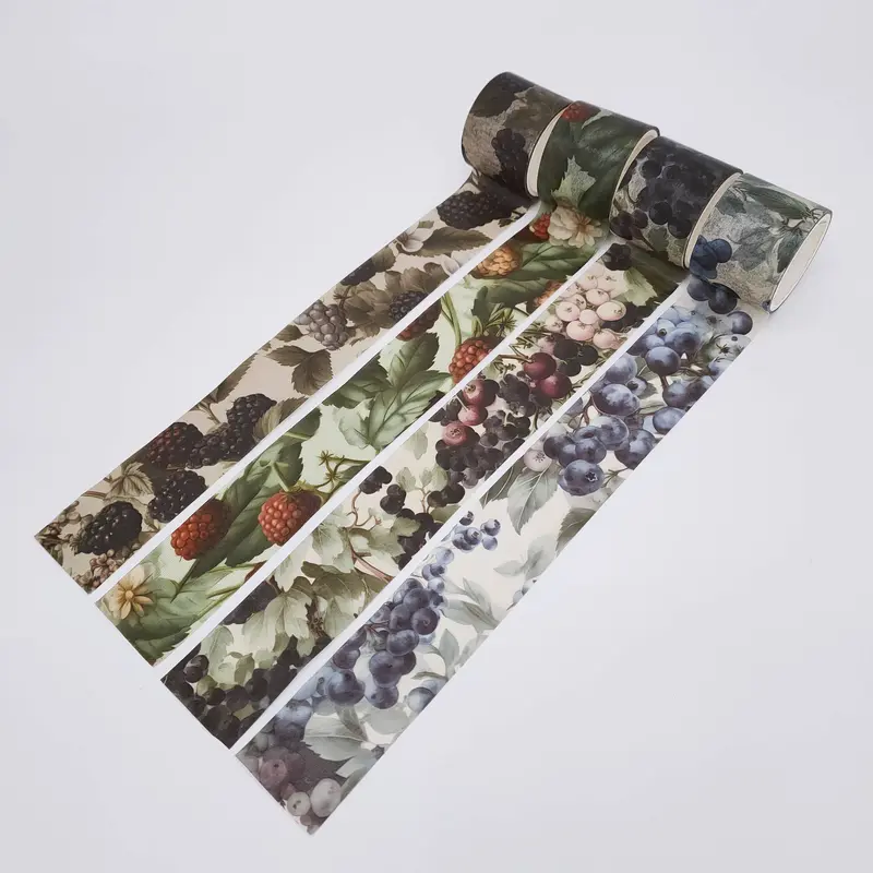 Bush Treasure - Fall Berry Harvest Washi Tape Set