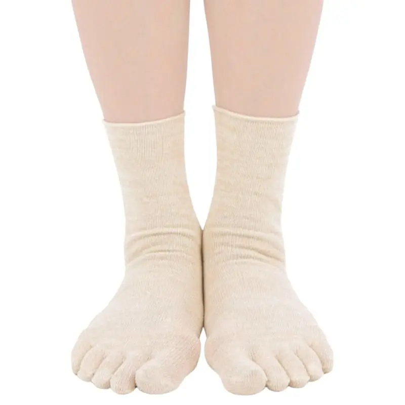 Calcetines Japoneses 5 Dedos de Fibra Natural