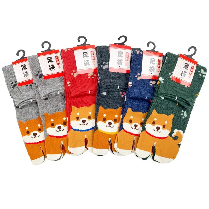 Calcetines Tabi Shiba - 6 Pares