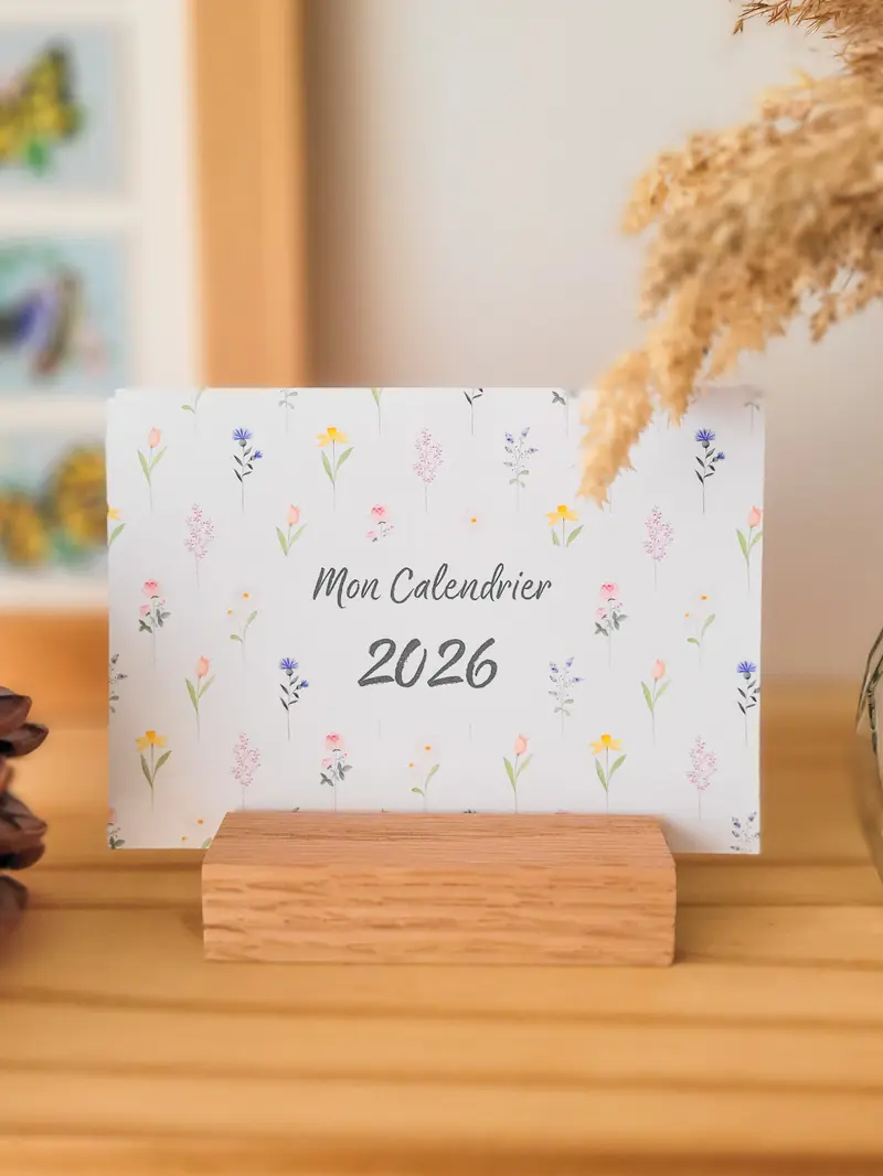 Calendrier à poser 2026