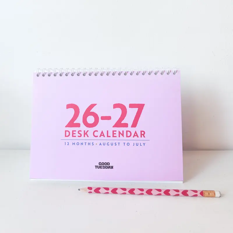 Calendrier de bureau - Pink