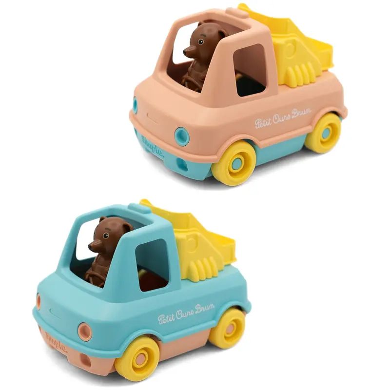 Camion Pompier Petit Ours Brun - P541.1