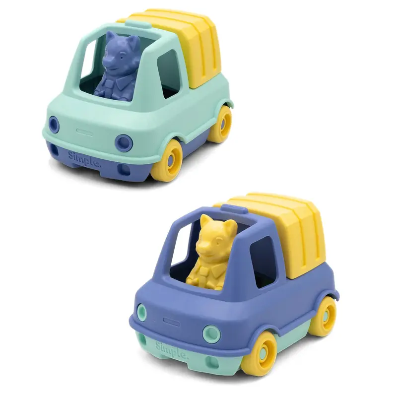 Camion Poubelle Pastel -  P141.3