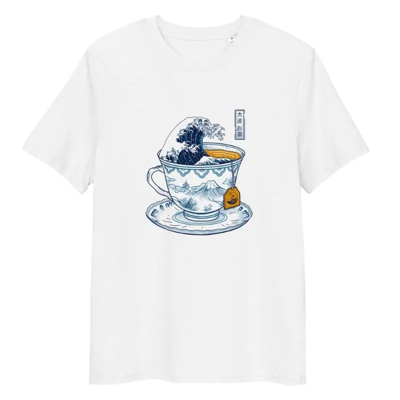 Camiseta Japonesa El Gran Té de Kanagawa