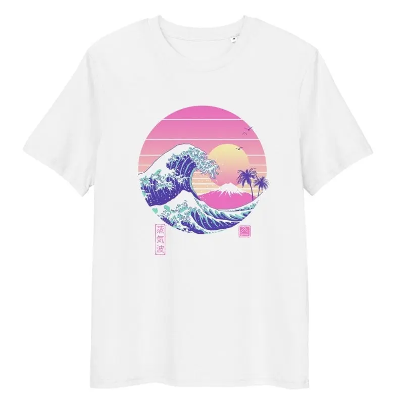 Camiseta Japonesa La Gran Ola de Vapor