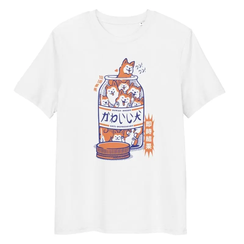 Camiseta Japonesa Shiba Antidepresivos
