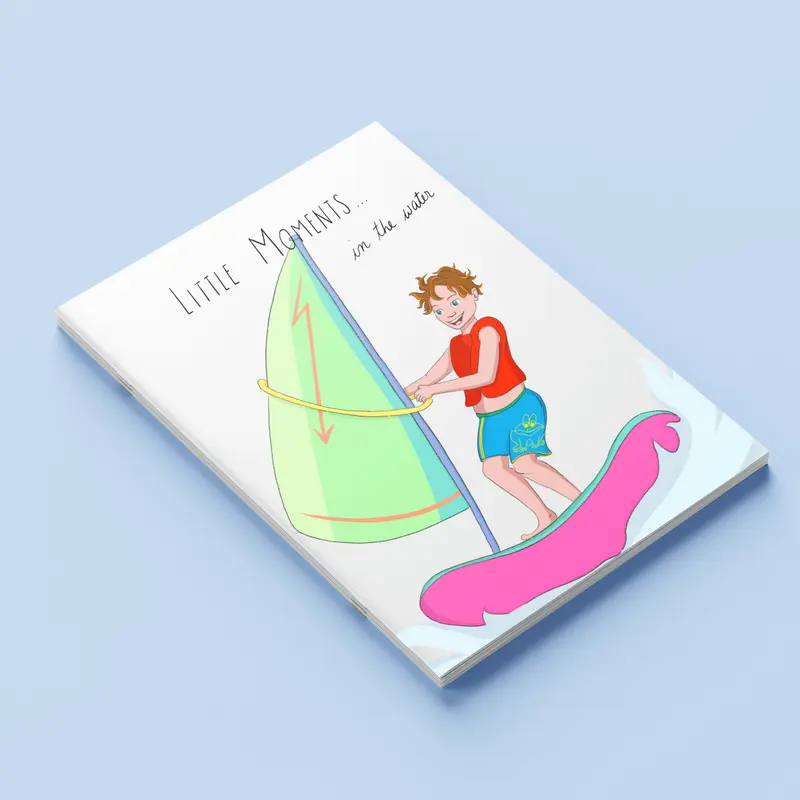 Carnet A5 "Bassin d'Arcachon" Windsurf