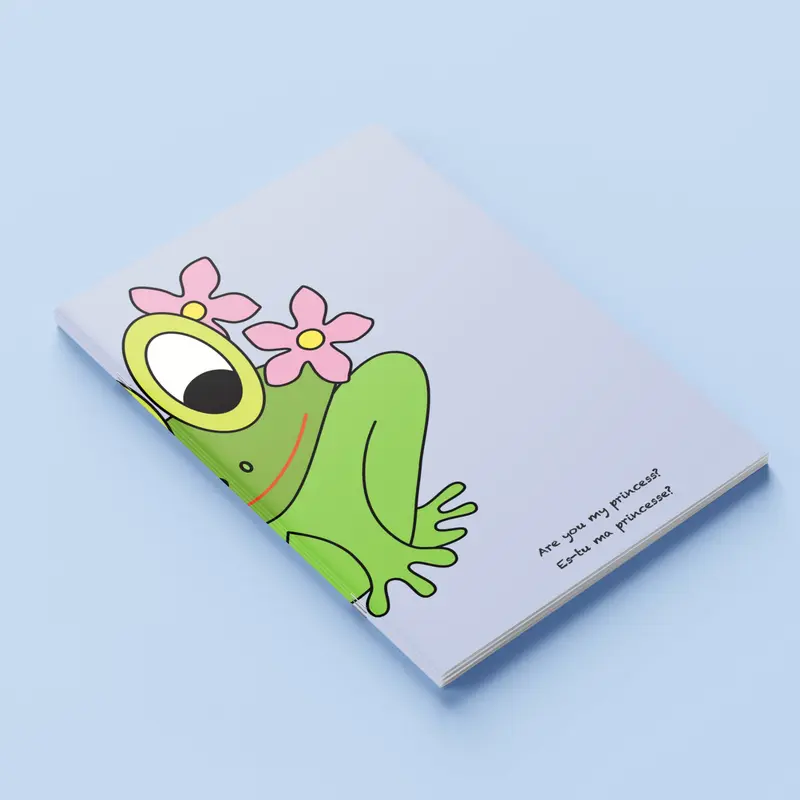 Carnet A5 "faniShoo" Helmut, la grenouille