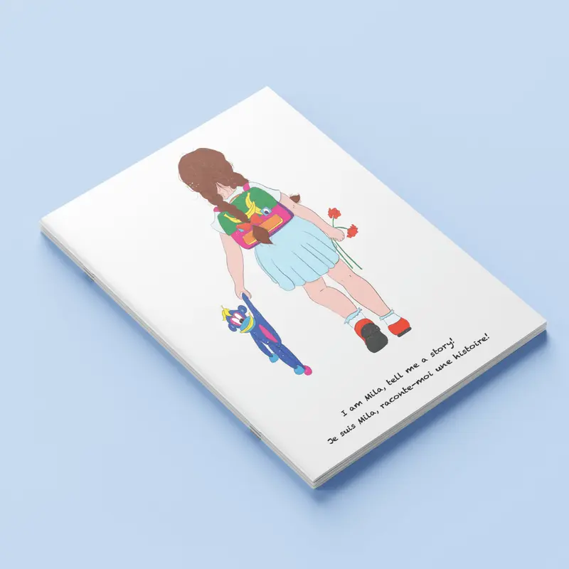 Carnet A5 "Girls" Mila - back to school