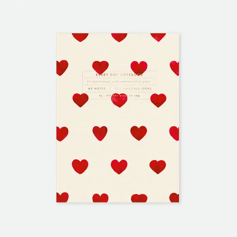 Carnet A5 - Hearts
