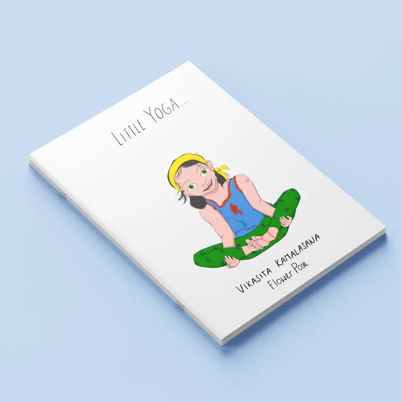 Carnet A5 "Little Yoga" Salome - Flower Pose