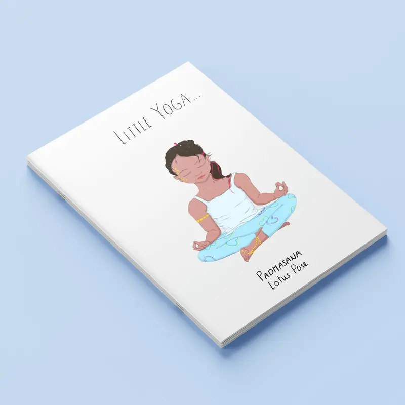 Carnet A5 "Little Yoga" Tamara - Lotus Pose
