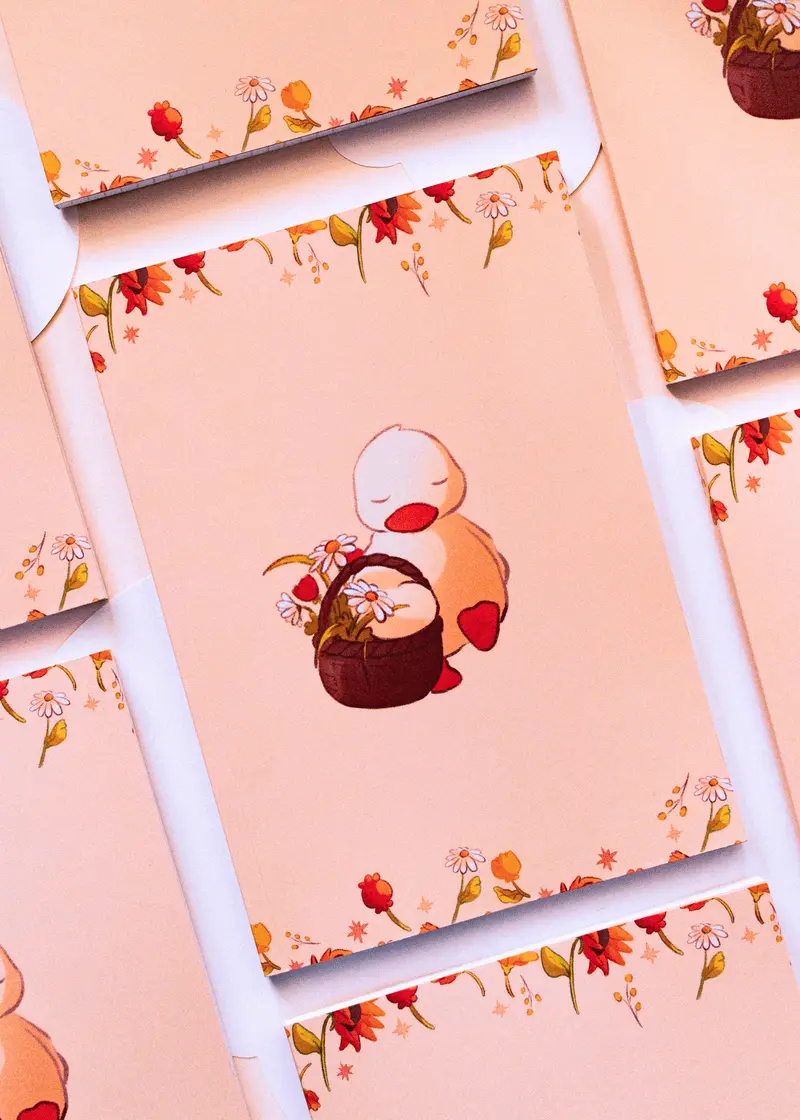 Carnet - Canards printaniers