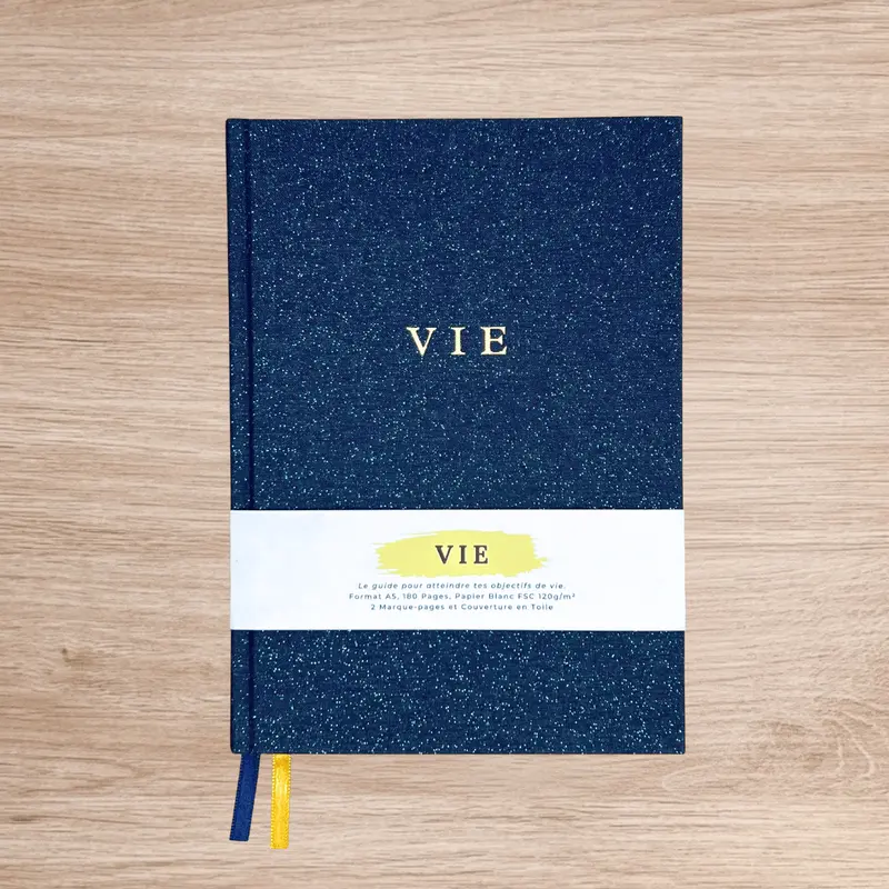Carnet VIE Premium "Nuit" - Carnet A5