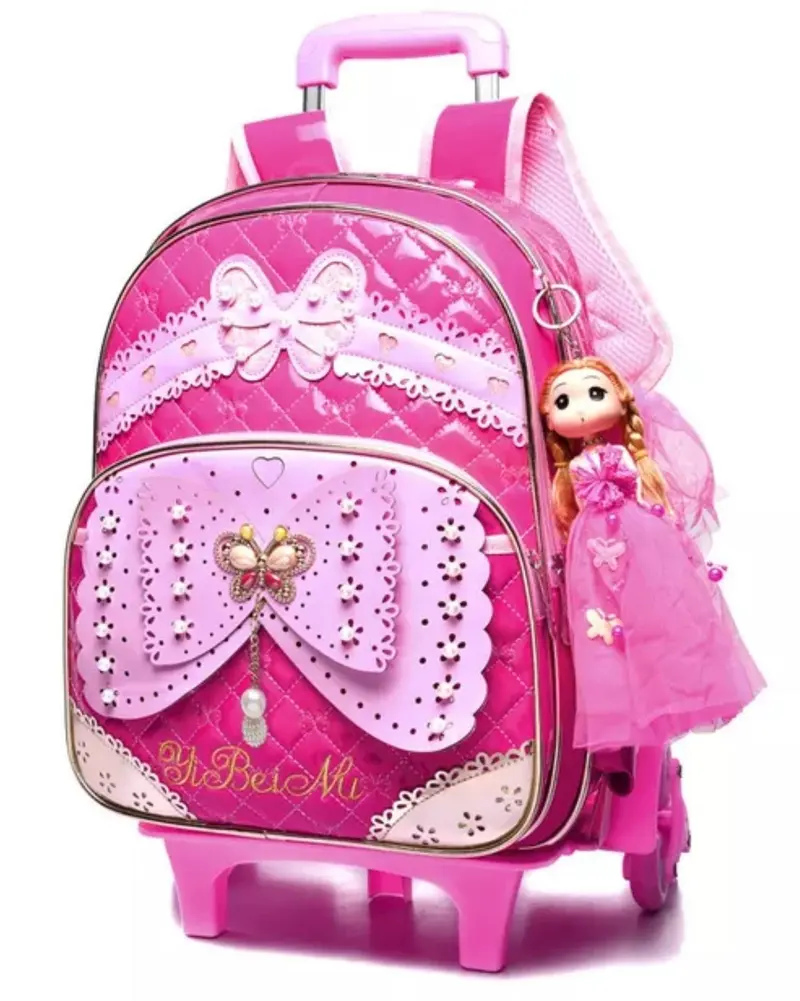 Cartable à Roulette Papillon