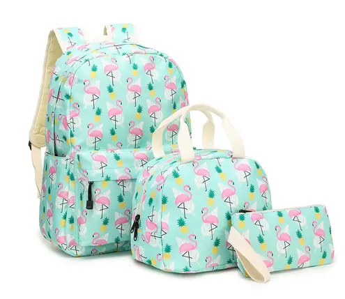 Cartable Flamant Rose Ananas
