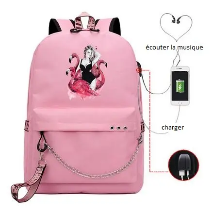 Cartable Flamant Rose Futur Pastel