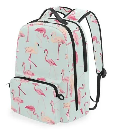 Cartable Sac Flamant Rose 2 en 1