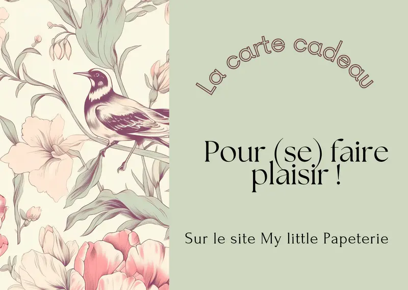Carte cadeau My little papeterie