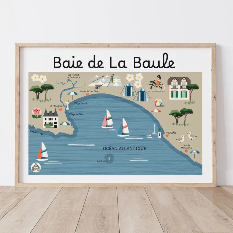 Carte Côtière BAIE DE LA BAULE