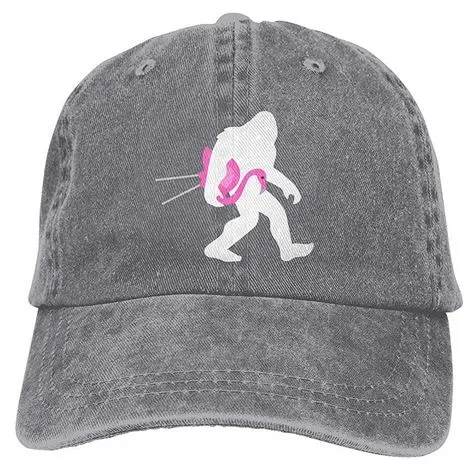 Casquette Flamant Rose Bigfoot Gris