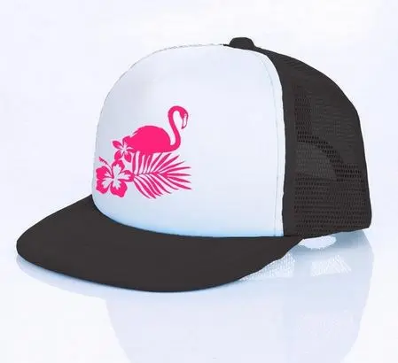 Casquette Flamant Rose Florida Noir
